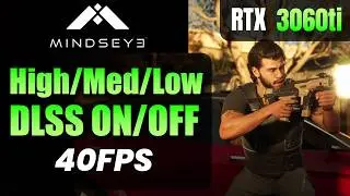 Mindseye Gameplay -  RTX 3060 Ti | 9600k / 60 FPS / 1080P | Broken Mess Benchmark