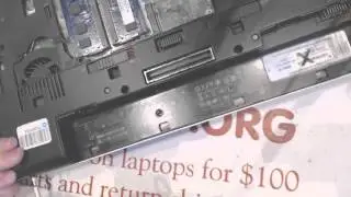 How to repair a broken HP 8560w Elitebook dc power jack socket input port on laptop