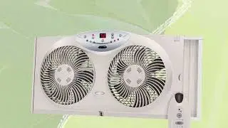 Bionaire Window Fan | Smart Dual-Blade Cooling &ndash; Fresh Air In, Warm Air Out!