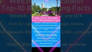Welcome to Elizabeth, New Jersey: Top-10 Breathtaking Facts #USA #city #Elizabeth #NJ
