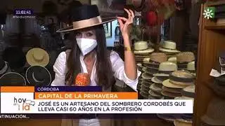 Rocío Arauz en Canal Sur TV: el sombrero cordobés. Directo