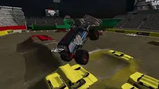 ROR Monster Jam Lucas Oil Crusader Freestyle @ Anaheim 2012 Show 1!