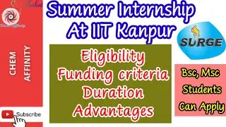 Student Research Program 2023 At IIT Kanpur || Handsome Stipend || BSc & MSc Students Can Apply