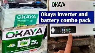 Okaya inverter and battery combo pack 