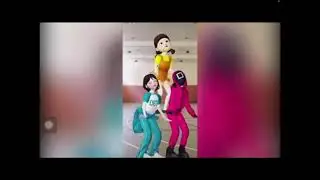 Squid game doll dance 👯‍♂️👯‍♂️// funny video #shorts