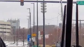 Shuttle Bus Ride from the Economy Garage to the Chicago Midway Airport