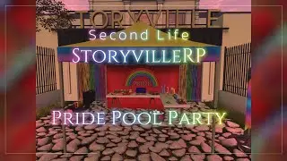StoryvilleRP Pride Pool Party Second Life Roleplay