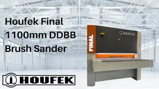 Houfek Final 1100 DDBB Brushing Sander for Cabinet and Shaker Doors
