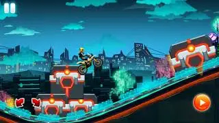 Traffic Racer Neon City - Bike Race Game for Kids/Motor Bike Racing - Android Gameplay Video