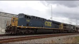 CSX 786 North On Rock Train L792 Plus Fouled Horns On Amtrak Trains 41 & 97 At Boynton 1-15-26