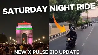 Night Ride To INDIA GATE 😎 My New X PULSE 210 Update 🤗 | RC Fam