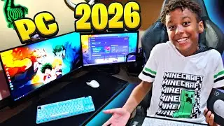 MEU SETUP GAMER 2026 PARA O COMPETITIVO DO FORTNITE +200 FPS