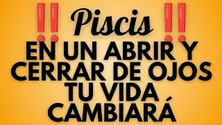 ♓️🐟PISCIS 🐟♓️🌙⚡ UNA TRANSFORMACIÓN RÁPIDA SE ACTIVA PARA TI ⚡🌙