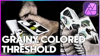 How to Create a Grainy Colored Threshold / Screen Print Look &ndash; Affinity Photo 2 (Quick & Easy)