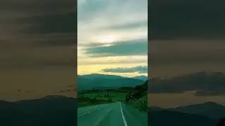 Cool Sunset Scenery #sunset #scenicdrive #safetravel  #driving #nature #travelling #annoken