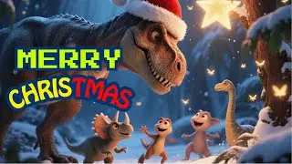 🎅Dinosaurs Celebrate Christmas 🎄🦖 | Santa T-Rex Story ✨ #christmas #trex #dinosaur #bedtimestories