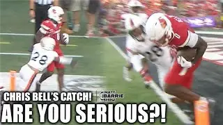 Chris Bell&rsquo;s SENSATIONAL ONE-HANDED CATCH for Louisville! | The Matt Barrie Show