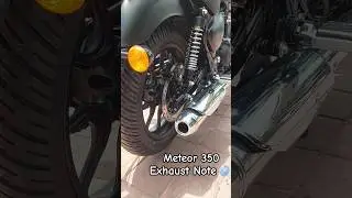 2025 Royal Enfield Meteor 350 - Exhaust Sound #royalenfield #meteor350 #exhaustsound #exhaust