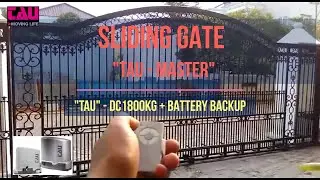 Automatic Sliding gates TAU DC1800kg with Battery Backup