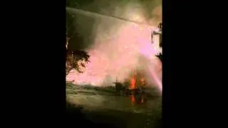 Fort Howard House Fire Video Wall Collapse