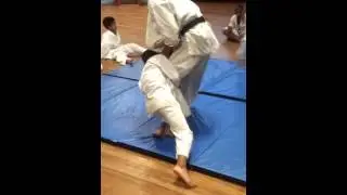 Wrestling with some purple belts
