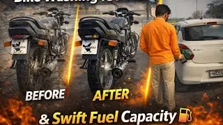 Bike Washing Before vs After 🚿 | Swift Fuel Capacity Full Test ⛽ 