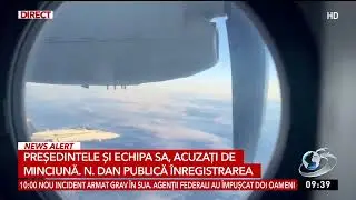 Nicușor Dan publică &icirc;nregistrarea zborului Spartan escortat de avioane elvețiene