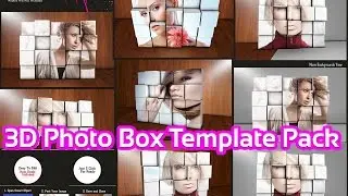 How to create 3D Photo Box Mock up Photoshop