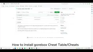 (PC) How to install cheats in gorebox (Works in multiplayer and singleplayer)