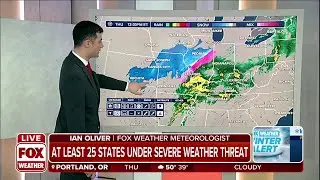 At Least 25 States Under Severe Weather Threat From Massive Storm