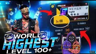 How its impossible 100 level in noob id #FFWS22Sentosa #FFWS #freefirepakistan #fsjgameryt