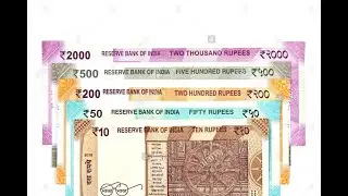 Indian Currency || Description regarding colour and monuments in Indian Currency Notes.