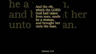 Genesis 2:22 - King James Version