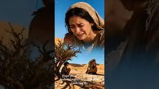 Exiled but Not Forgotten: Hagar&rsquo;s Miracle 🏜️✨ #bible #history #shorts