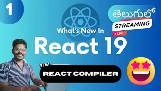 Part-1: React 19 Features Practical Examples Explained In Telugu #VenkateshMogili #WebGuru