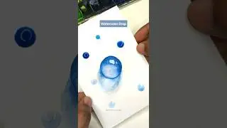 Watercolour Drops Tutorials | Water droplets | Watercolor Tips #watercolor #painting #art #waterdrop