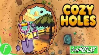 Cozy Holes Gameplay HD (PC) | NO COMMENTARY