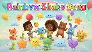 Rainbow Shake Song 🌈🎶| Fun Colors & Dance Learning for Kids #kidssongs #toddlersongs #kidsmusic