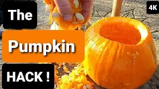 Fastest Way to Clean Out a Pumpkin for Halloween - In Seconds