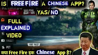 Kya free fire Chinese game hai. ? Is garena free fire Chinese app.?