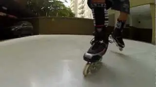 Primeiro teste no patins Traxart ABEC-7