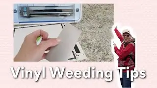 Vinyl Weeding Hack! How to remove those stubborn pieces of vinyl from your weeding tools!