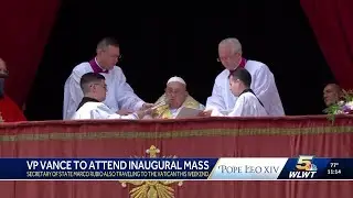 Vice President Vance to attend inaugural mass of Pope Leo XIV in Vatican City