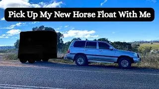 Pick Up My New Horse Float With Me | Australian Equestrian | Australian Horse Float Purchase
