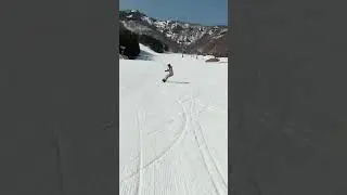 華麗なラントリをドローンで撮影 #short #snowboard #snowboarding #shorts #drone #dji #fpv