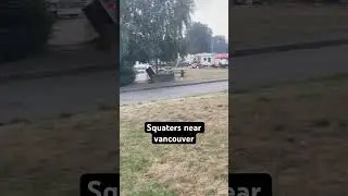 Stopped at a rest area #squatting #unhoused #homeless #restarea #fraservalley #vancouver #travelvlog