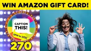 WIN Amazon Gift Card - Caption This & Spin to Win: Wacky Scientist with Microscope Slide # 270