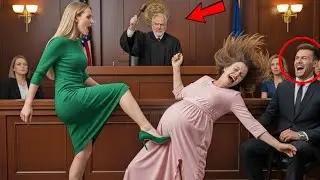 Любовница УДАРИЛА беременную жену в СУДЕ — муж ВСТАЛ на её защиту, но СУДЬЯ…