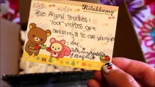 Opening a package from ilovesabie for winning 1st in her contest!