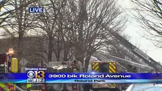 Crews On Scene Of 2-Alarm House Fire In Baltimore